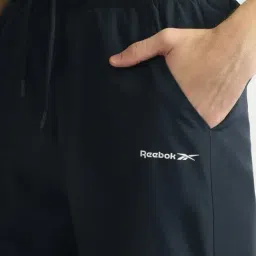 Reebok Navy Regular Fit Sports Trackpants image 4