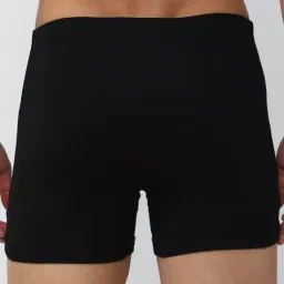 Peter England Black & Grey Cotton Regular Fit Trunks - Pack Of 2 image 4