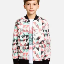 Cavio Boys Pink Cotton Printed Comfort Fit Shirt-image-33