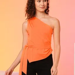 Globus Orange Regular Fit Top-image-13