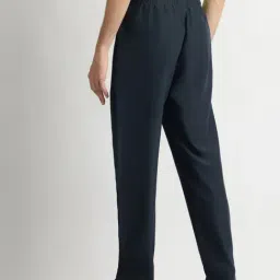 Reebok Navy Regular Fit Sports Trackpants image 2