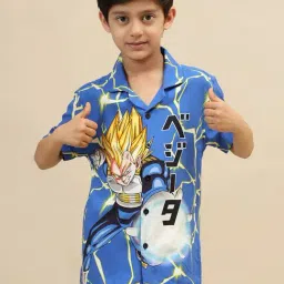 Kidsville Dragon Ball Z Printed Shirt For Boys-image-98