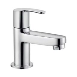 Parryware Pillar Cock Pruno Series Silver Stainless Steel Chrome Finish, T5801A1-picture-9