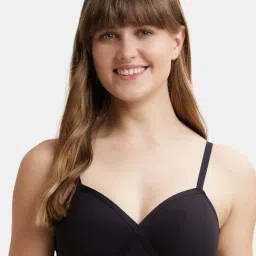 Jockey Black Padded Under Wired FE40 T-Shirt Bra-picture-19