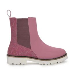 Yoho Women's Pink Chelsea Boots-picture-46