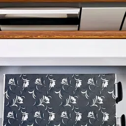 Mopak Decor Black Set of 1 Regular Shelf Liner Organisers image 2