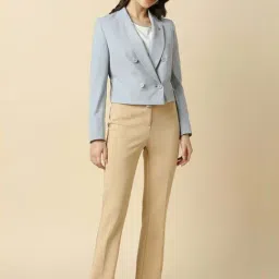 Allen Solly Blue Regular Fit Blazer image 4