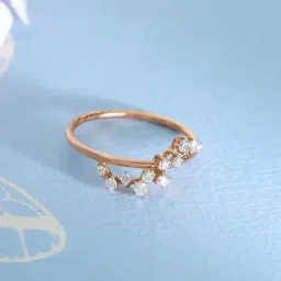 Malabar Gold and Diamonds 18k Rose Gold Diamond Ring-picture-34