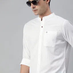 WROGN Men White Slim Fit Casual Shirt-picture-31