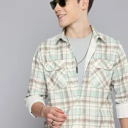 Aeropostale Tartan Checks Opaque Casual Shirt-picture-37