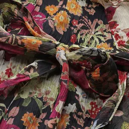 Label Ritu Kumar Floral Print Wrap Dress image 4