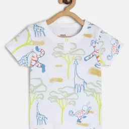 MINIKLUB Kids White Printed T-Shirt-picture-47