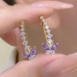 Estailo fashion Geometric Ear Cuff Earrings-picture-14