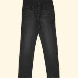 Pantaloons Junior Black Tapered Fit Jeans-image-92