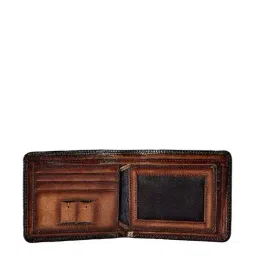 Eske Rory Tan Casual Leather Bi-Fold Wallet for Men image 4