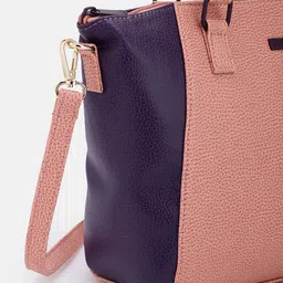 Caprese Colourblocked Structured Shoulder Bag image 4