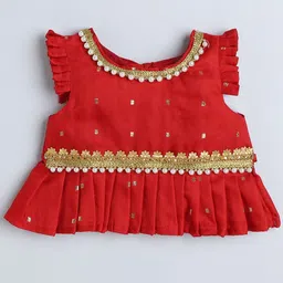 MANY FROCKS & Girls Embellished Beads and Stones Ready to Wear Lehenga Choli image 5