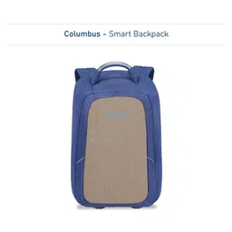 Carriall Columbus Smart Backpack Beige - 18 inches-picture-18