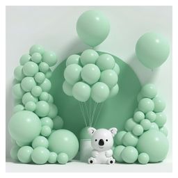 Bubble Trouble Pastel Green Balloons decoration for boys & girls-100 pcs Pastel Green Pack of -100-picture-44