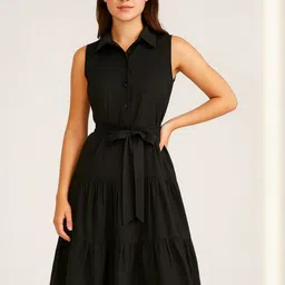 Mast & Harbour Womens Crepe Fit & Flare Dress-image-52