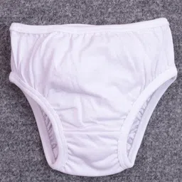 COCOON ORGANICS Pack Of 3 Solid Briefs - White Yellow & Blue image 4