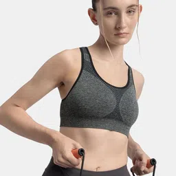 Jockey Wirefree Non Padded Nylon Full Coverage Racerback Styling Active Bra-1386 image 5