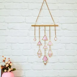 BEHOMA Pink & Beige Decorative Wall Hanging image 2