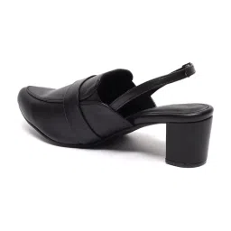 Van Heusen Women's Black Back Strap Sandals image 4