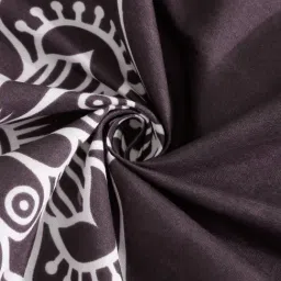 Klotthe Multicolor Cotton Blend Printed 300 TC King Fitted Bedsheet with 4 Pillow Covers image 4