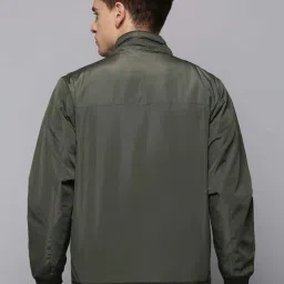 showoffff SHOW OFF Olive Regular Fit Jacket image 4