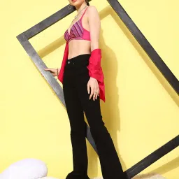 Leading Lady Pink Striped Full Coverage T-Shirt Bra image 4