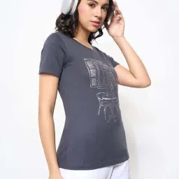 Honey By Pantaloons Grey Regular Fit Printed T-Shirt image 4