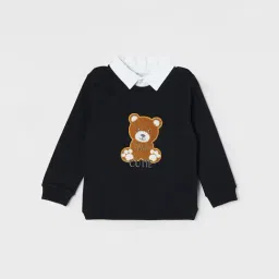 Juniors by Lifestyle Baby Boys Blue Regular Fit Sweatshirt-image-17