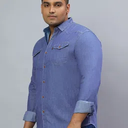 HJ HASASI Men Relaxed Casual Shirt image 2