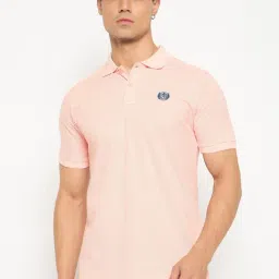 Duke Peach Slim Fit Polo T-Shirt-image-4