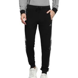 ALCIS Black Cotton Joggers-picture-34