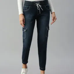 showoffff SHOWOFF Jogger Clean Look Blue Jeans-picture-12