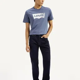 Levi's 505 Navy Regular Fit Jeans image 4