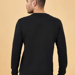 People by Pantaloons Black Regular Fit Printed Sweatshirt image 2