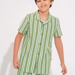 Jack & Jones Junior Boys Peat Cotton Striped Shirt-picture-13