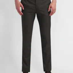 Arrow Grey Slim Fit Trousers image 4