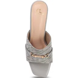 Carlton London Women's Grey Casual Sandals image 4