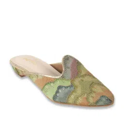 Metro Women's Green Mules image 2