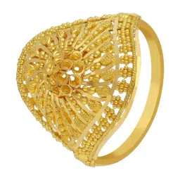 Malabar Gold and Diamonds 22k (916) Yellow Gold Ring for Women-picture-37