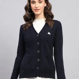 Monte Carlo Navy Self Design Cardigan-image-78