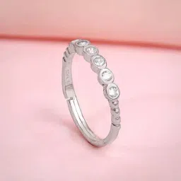 GIVA 925 Silver Sparkle Eternity Ring for Women-image-81
