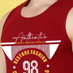 WOOSTRO Men Pack of 2 Typography Printed Slim Fit T-shirt image 4