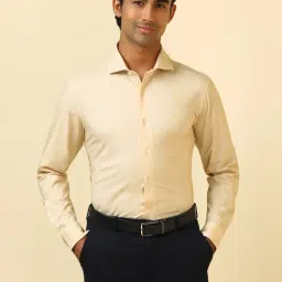 Allen Solly Beige Cotton Slim Fit Printed Shirt-picture-23
