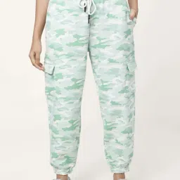Ajile by Pantaloons Green Cotton Printed Joggers-image-34