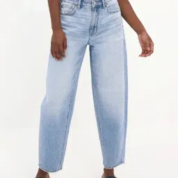 American Eagle Outfitters Blue Cotton Mid Rise Jeans-image-47